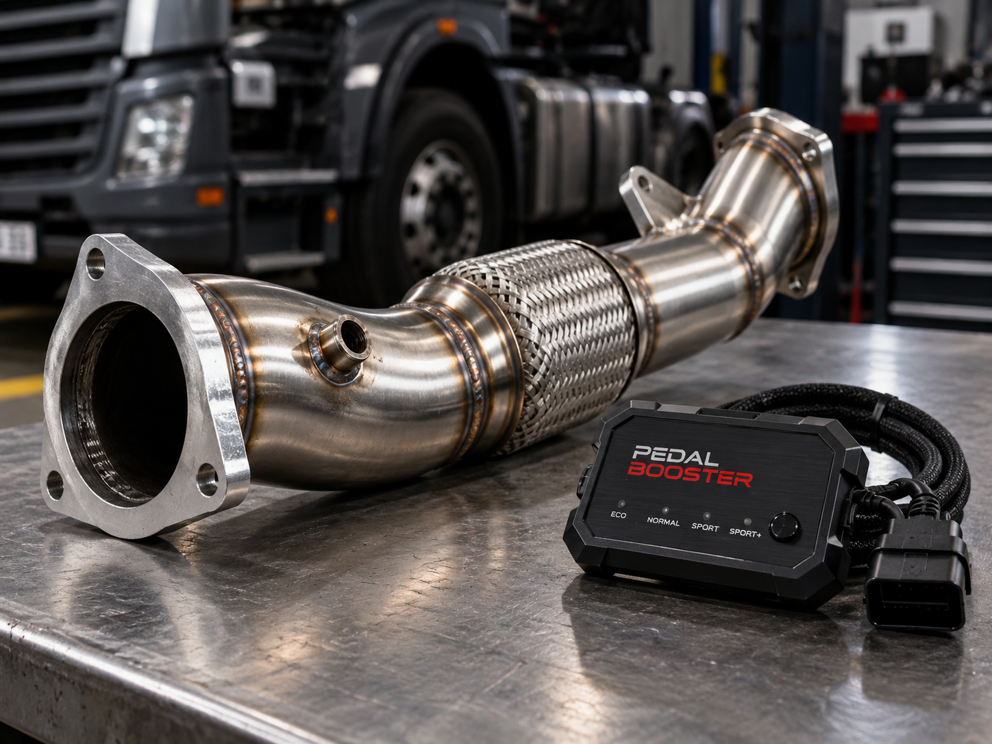 Downpipe e Pedal Booster